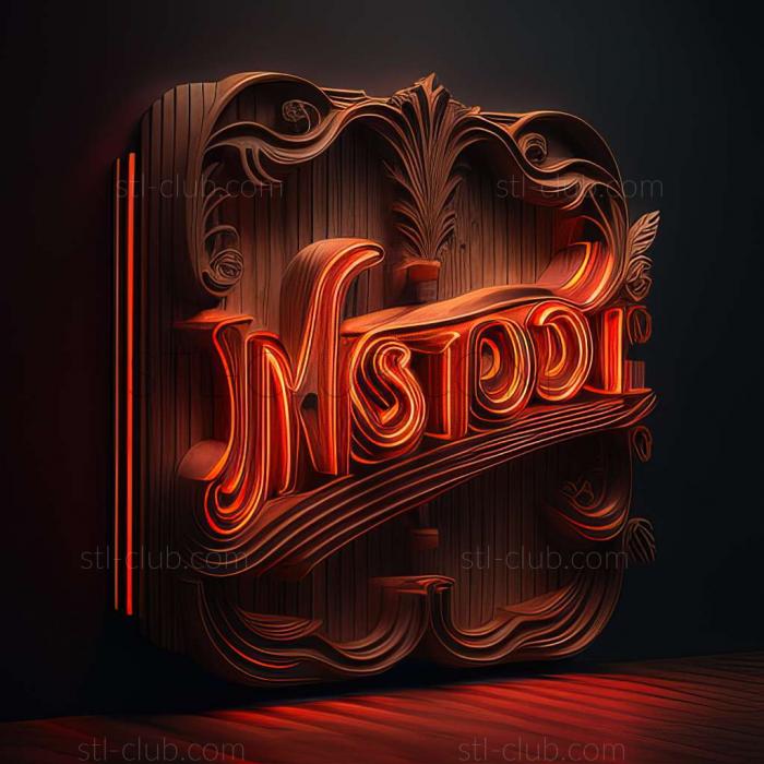 3D model neon (STL)